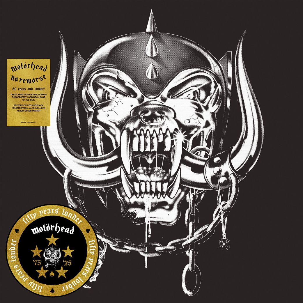 Motorhead - No Remorse (50th Anniversary Edition) - Red & Black Splatter Vinyl