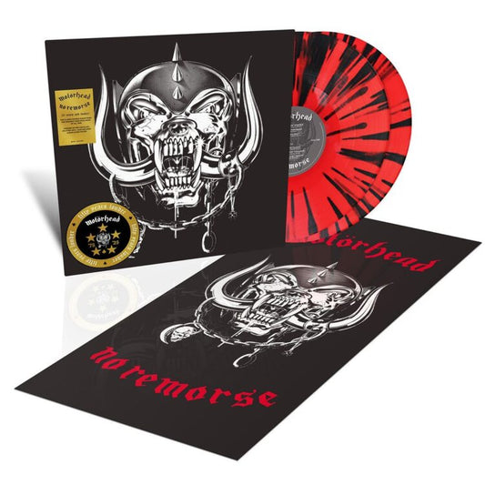 Motorhead - No Remorse (50th Anniversary Edition) - Red & Black Splatter Vinyl