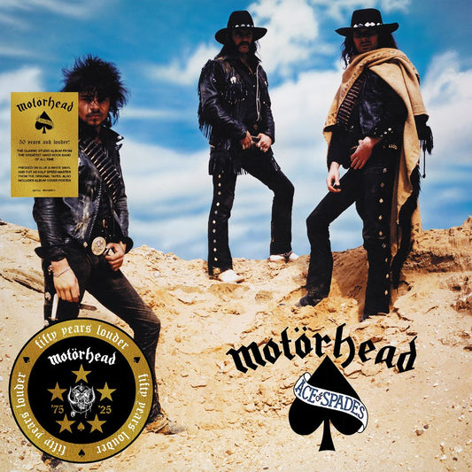 Motorhead - Ace Of Spades - 50th Anniversary, Half Speed Mastered Coloured Vinyl