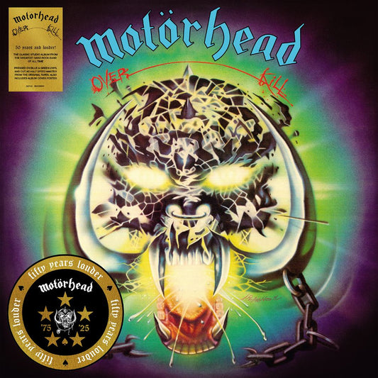 Motorhead - Overkill - 50th Anniversary, Half Speed Mastered Coloured Vinyl