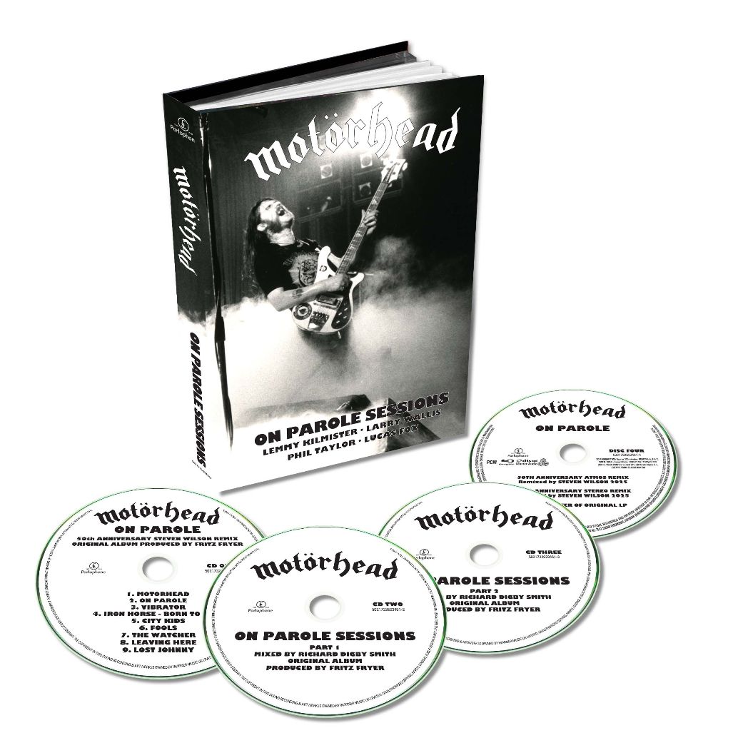 Motorhead - On Parole Sessions - 3CD + Blu-Ray Set