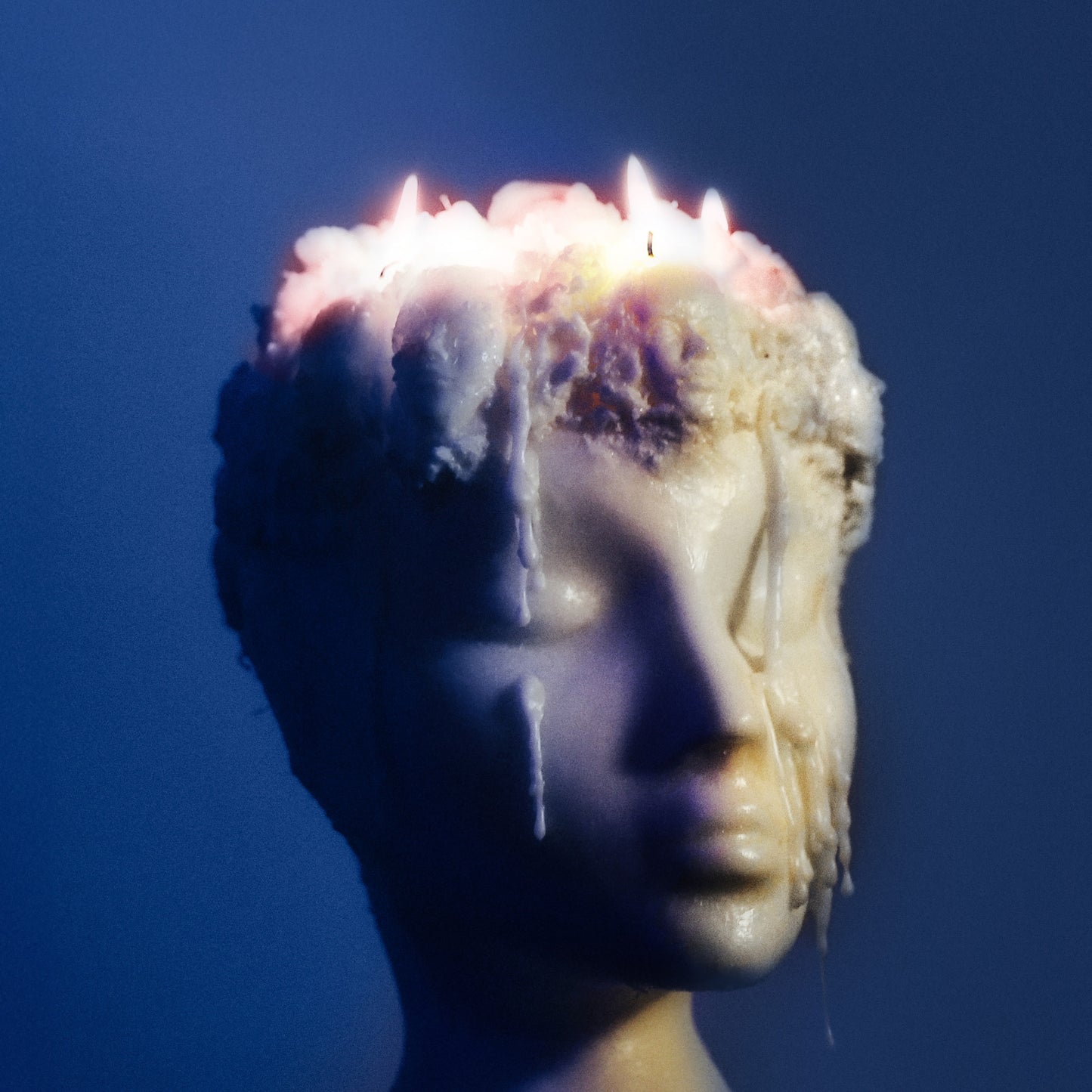 Night Swimming - Melting, Sometimes Bleeding - White Marble 12" Vinyl