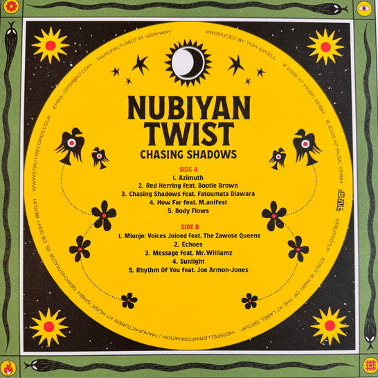 Nubiyan Twist - Chasing Shadows - Yellow Vinyl