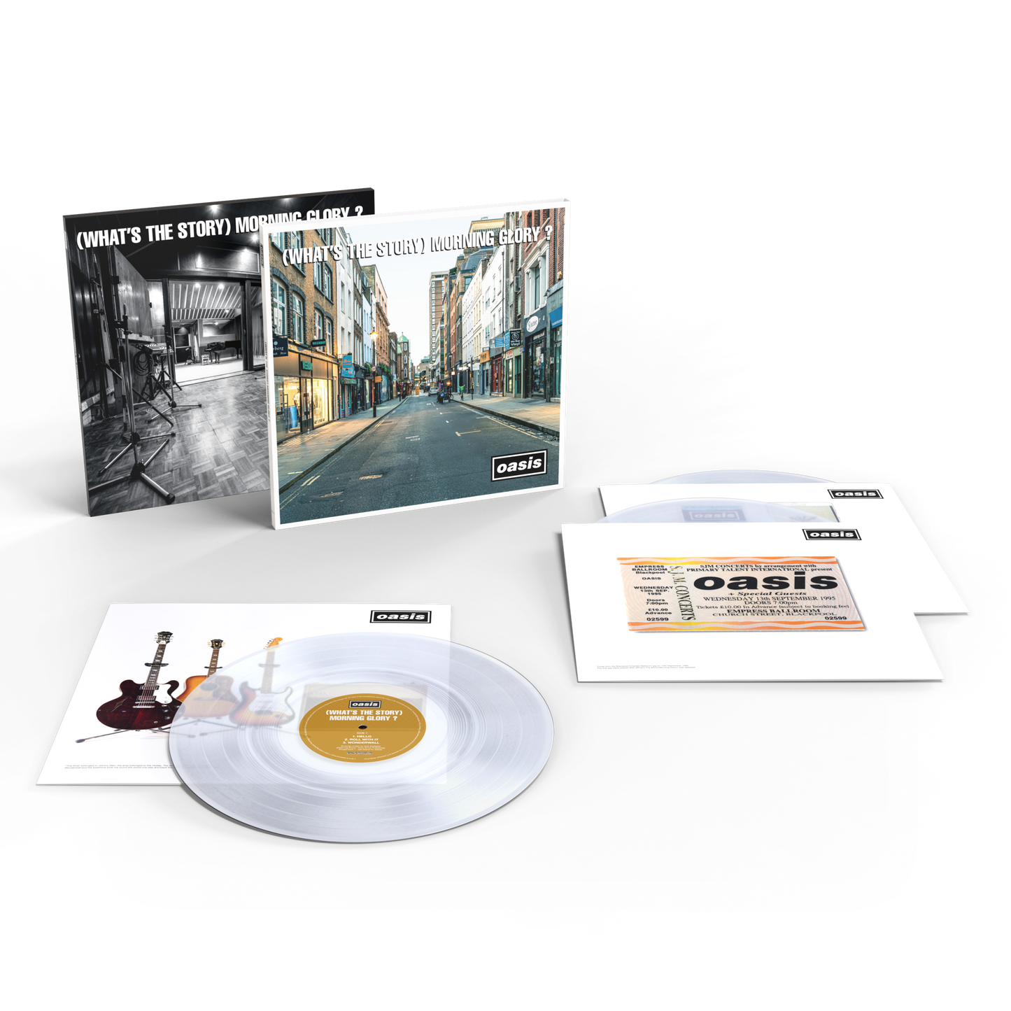 Oasis - (What’s The Story) Morning Glory? 'Cast No Shadow' Inspired Crystal Clear Vinyl