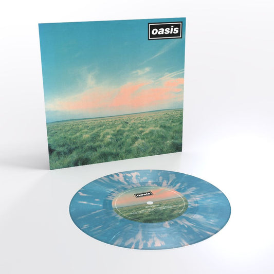 Oasis - Whatever - Limited Edition, Numbered Pink and Blue Splatter Vinyl 7"