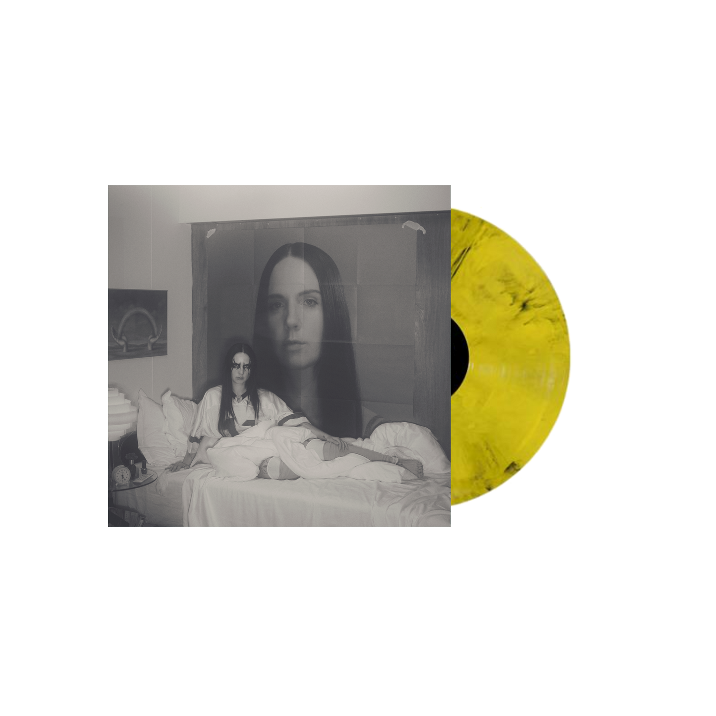 MØ - Plaeygirl - Retail Exclusive Yellow & Black Marble Vinyl
