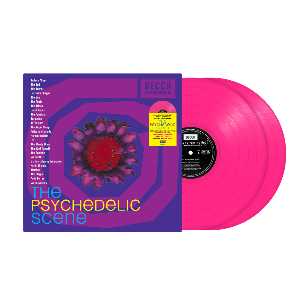 THE PSYCHEDELIC SCENE – Various Artists - 2LP Pink Vinyl