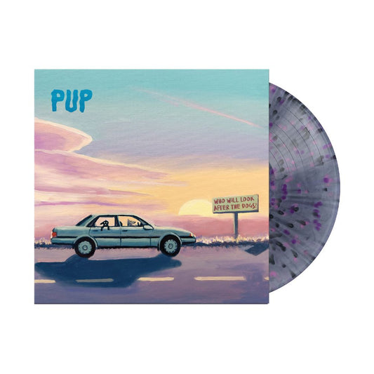 PUP - Who Will Look After The Dogs - Purple Smoke with Black, Orange & Pink Splatter Vinyl