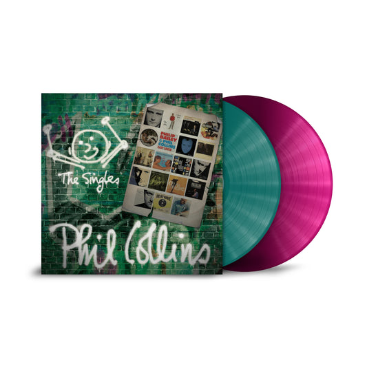 Phil Collins - The Singles - 2LP Magenta & Green vinyl