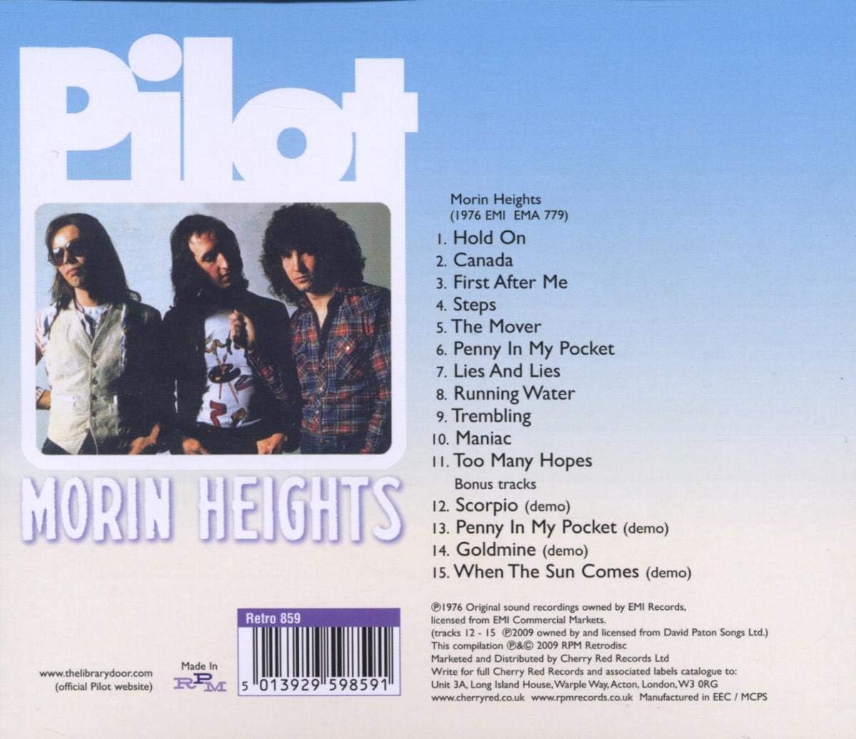 Pilot - Morin Heights - Remastered CD