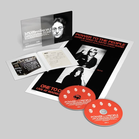 The Plastic Ono Band, John Lennon & Yoko - Power to The People - 2CD Lenticular Cover