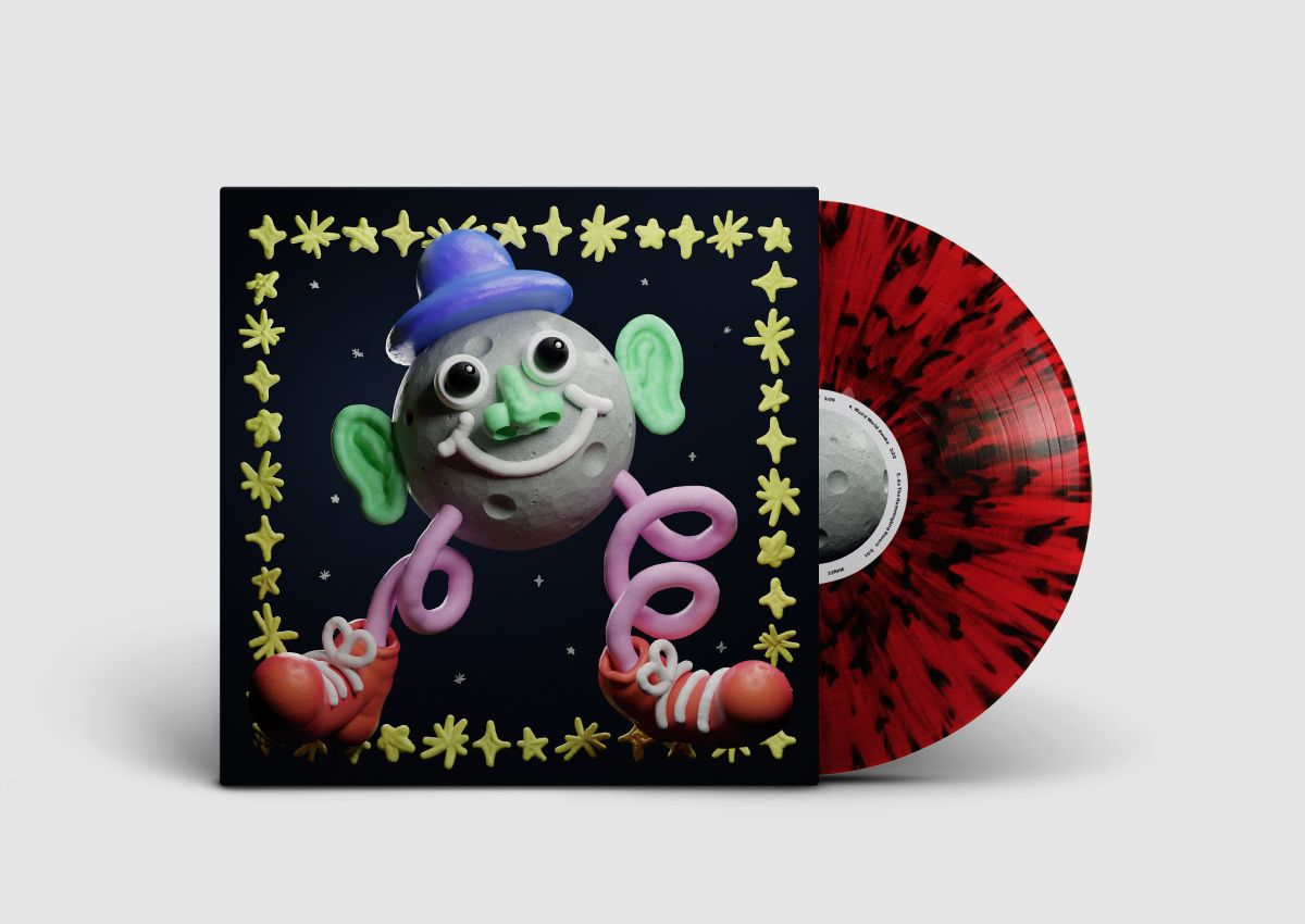 Psychedelic Porn Crumpets - Carpe Diem, Moonman - Red, Black Splatter Vinyl