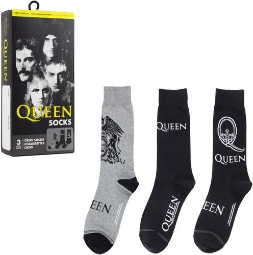 Queen - Perri's - Pink Floyd - Crew Socks (Assorted Styles 3 Pack Gift Box)