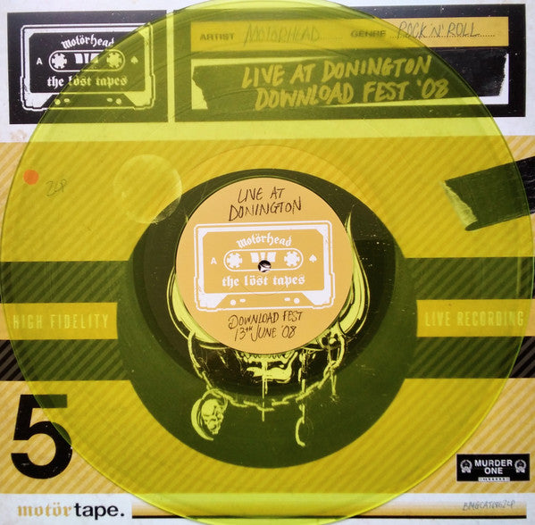 Motörhead - The Löst Tapes Vol. 5 (Live At Donington Download Fest '08) Limited 2LP Clear Yellow Vinyl