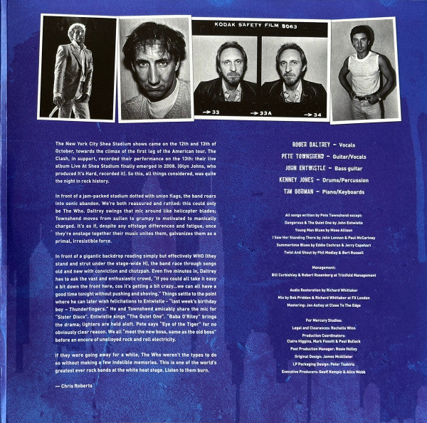 The Who - Live At Shea Stadium 1982 : 3LP Vinyl