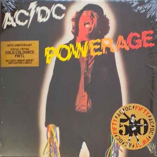 AC/DC - Powerage : 50th Anniversary Edition Gold Vinyl