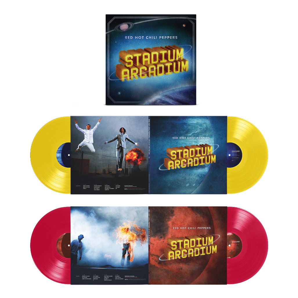 Red Hot Chili Peppers - Stadium Arcadium (20th Anniversary Edition) 4LP Canary Yellow & Apple Red Vinyl
