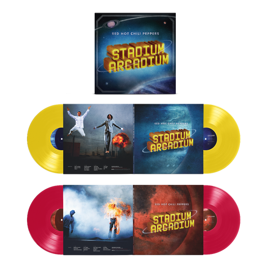 Red Hot Chili Peppers - Stadium Arcadium (20th Anniversary Edition) 4LP Canary Yellow & Apple Red Vinyl