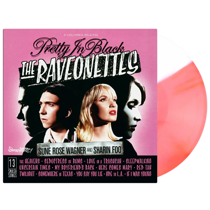 The Raveonettes - Pretty In Black - Limited, Numbered, White & Pink 140g Audiophile Vinyl