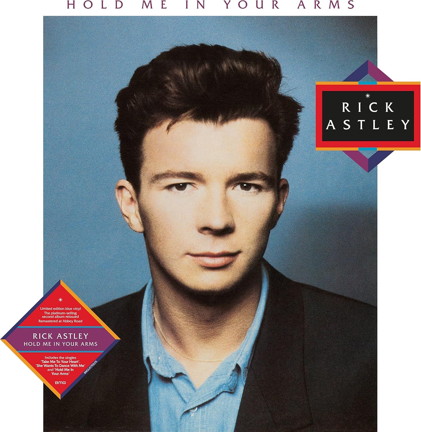 Rick Astley - Hold Me In Your Arms - Limited Remastered Blue Vinyl