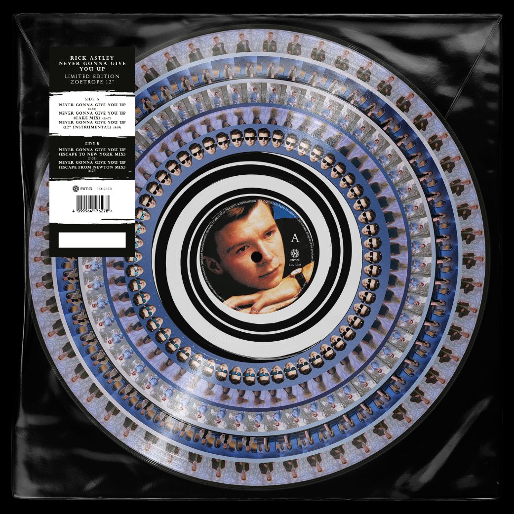 Rick Astley - Never Gonna Give You Up - Limited Edition Zoetrope 12" Vinyl