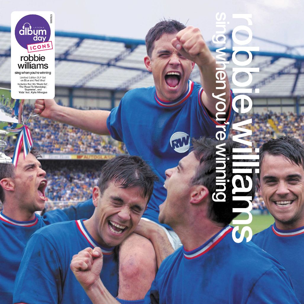 Robbie Williams - Sing When You're Winning - 2LP Red and Blue Vinyl [NAD2026]