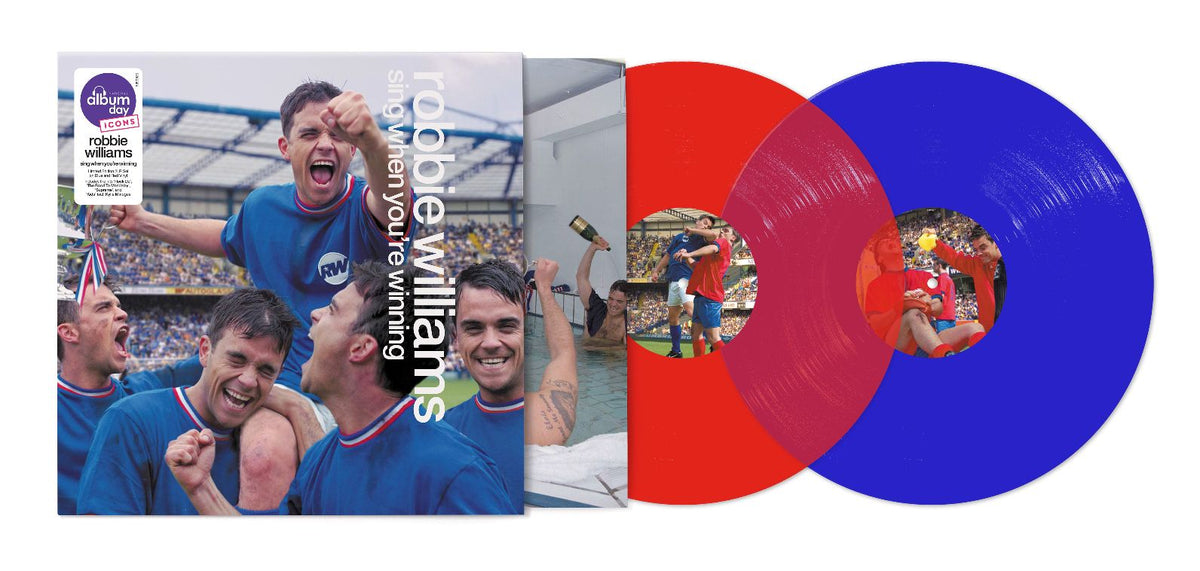 Robbie Williams - Sing When You're Winning - 2LP Red and Blue Vinyl [NAD2026]
