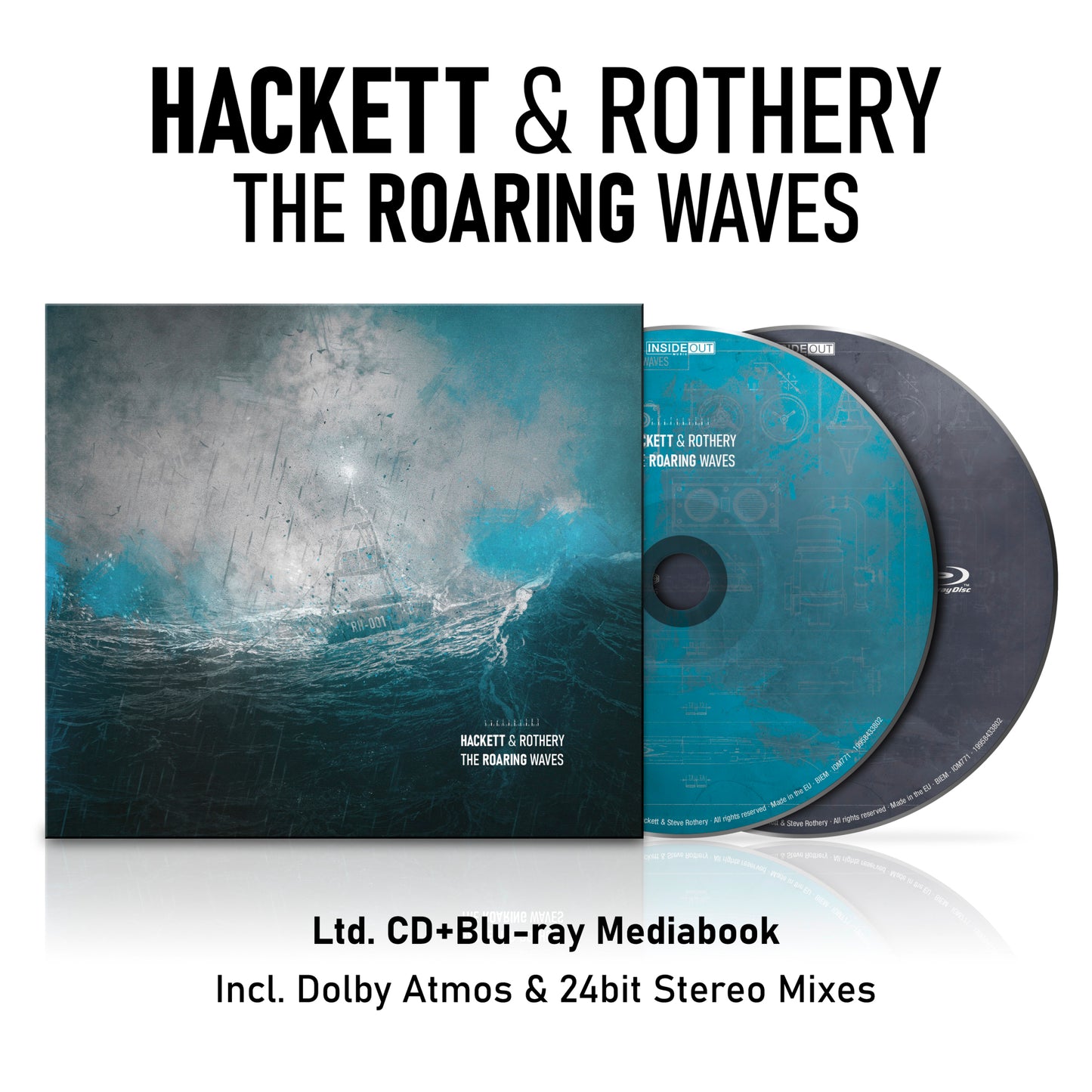 Steve Hackett & Steve Rothery - The Roaring Waves - CD / Blu-ray