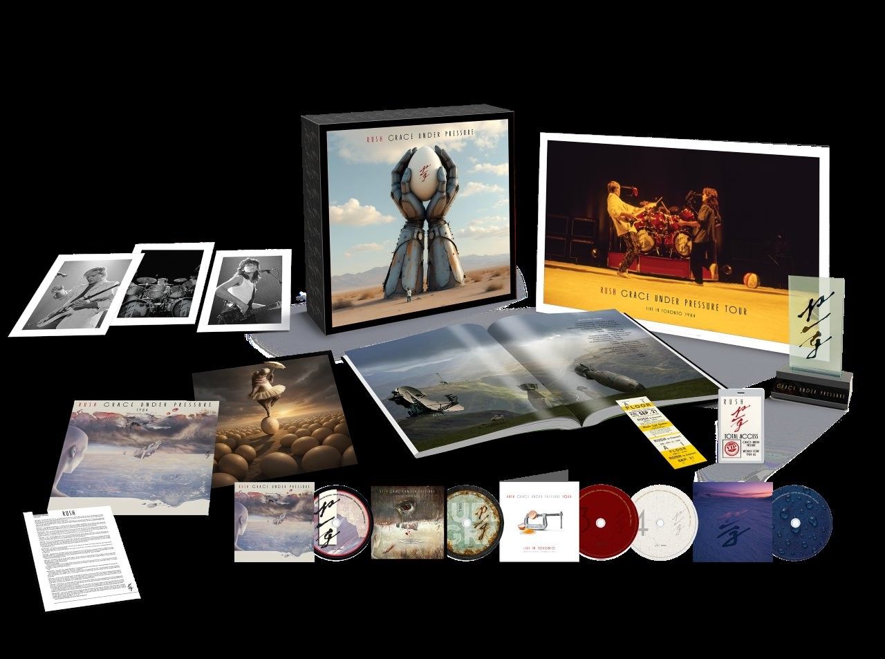 Rush - Grace Under Pressure - Limited Edition 4CD + Blu-ray Deluxe Box Set