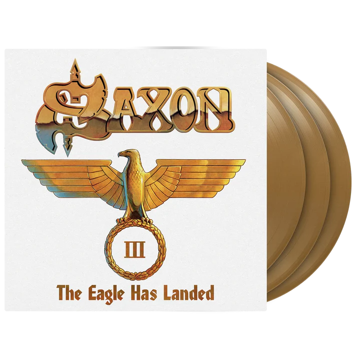 Saxon - The Eagle Has Landed Pt. III - 3LP Limited edition, numbered Gold Vinyl