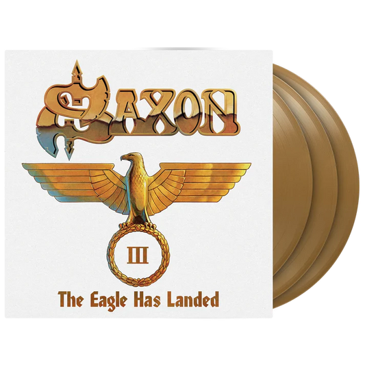 Saxon - The Eagle Has Landed Pt. III - 3LP Limited edition, numbered Gold Vinyl