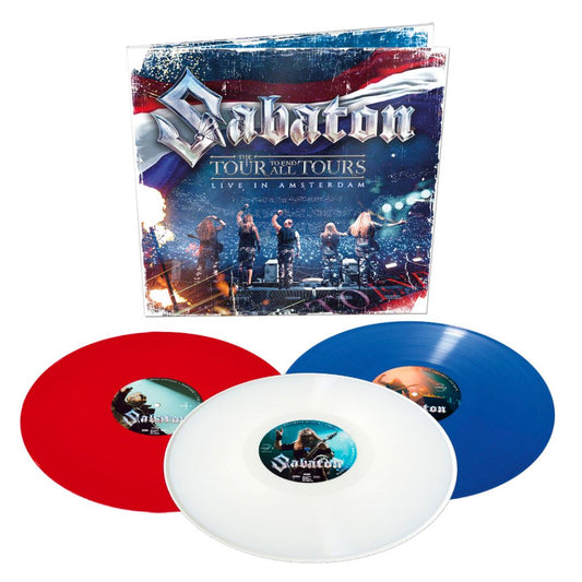Sabaton - The Tour To End All Tours - Live in Amsterdam: 3LP Coloured Vinyl