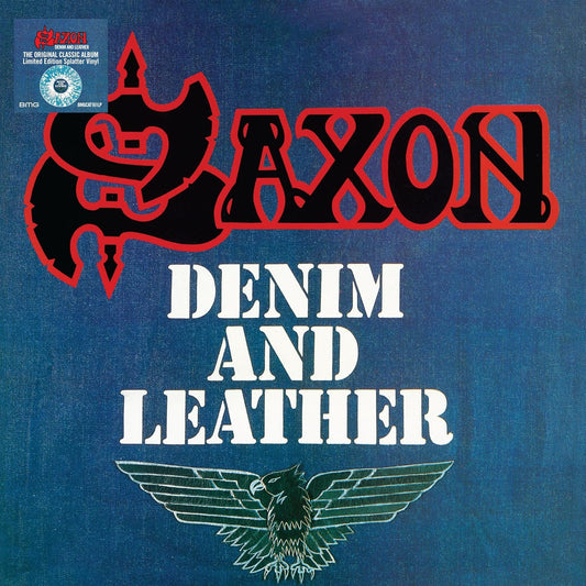 Saxon - Denim And Leather - Limited Splatter Vinyl
