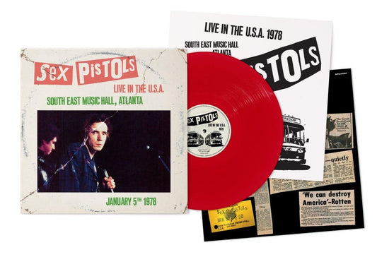 Sex Pistols - Live In The U.S.A 1978 – Atlanta - Limited Edition Red Vinyl