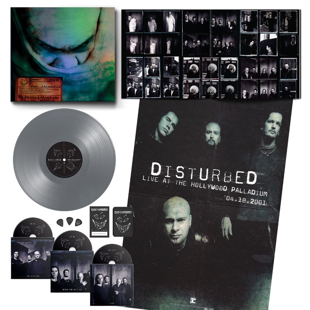 Disturbed- The Sickness 25th Anniversary Edition 3CD 1LP Silver Vinyl Box Set