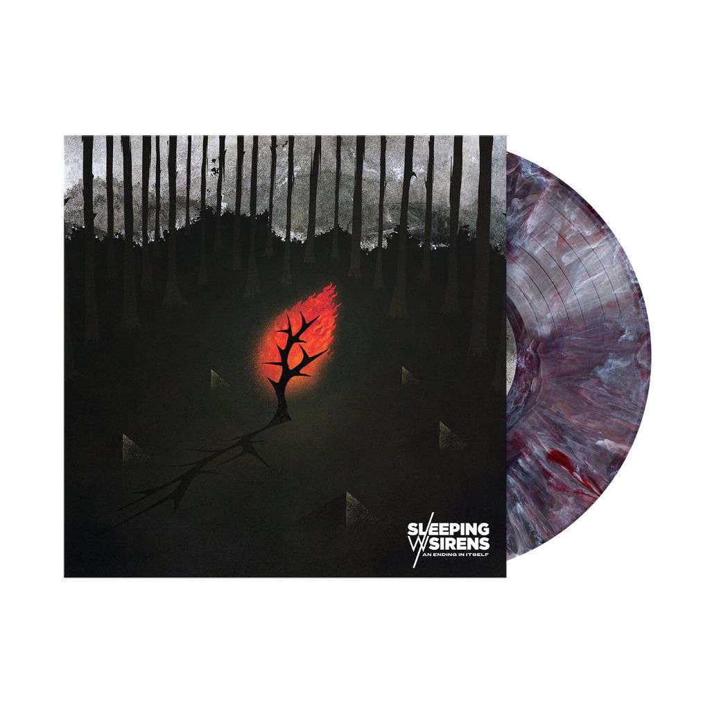 Sleeping With Sirens - An Ending In Itself - Black White & Red Swirl Vinyl [Limited Edition]