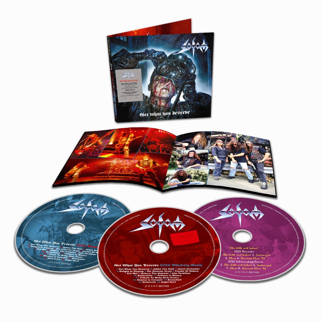 SODOM - Get What You Deserve - 3CD