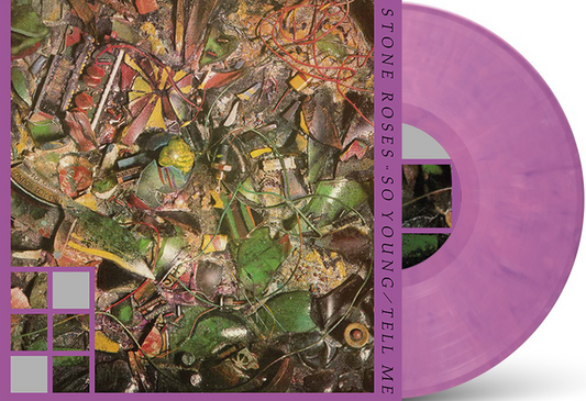 THE STONE ROSES - SO YOUNG / TELL ME - RASPBERRY 12" VINYL