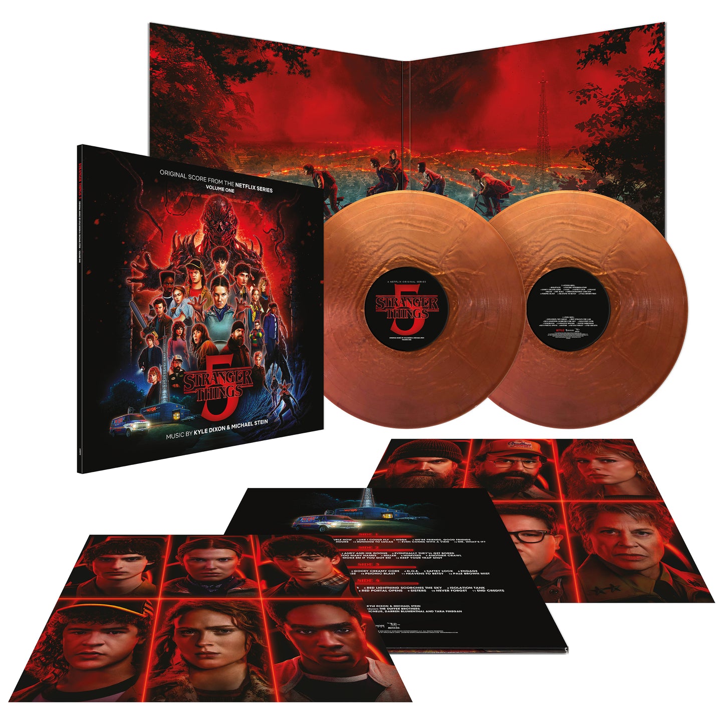 Kyle Dixon & Michael Stein - Stranger Things 5 (Original Score - Volume One) 2LP Metallic Bronze Vinyl