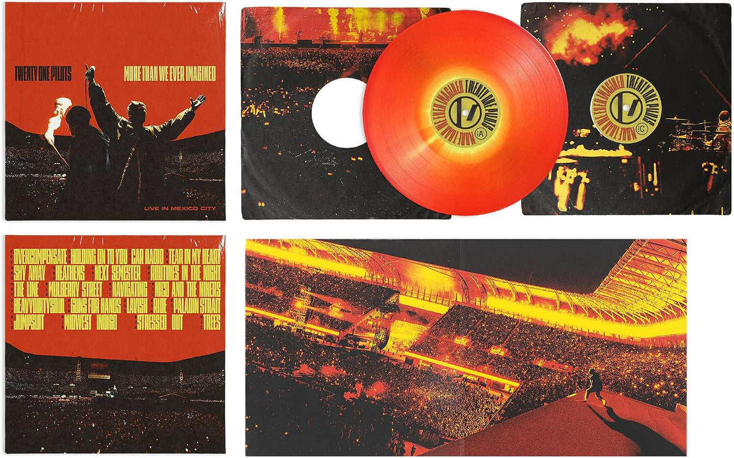 Twenty One Pilots - More Than We Ever Imagined (Live In Mexico City) 2LP 140g Red Yellow Vinyl