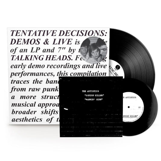Talking Heads - Tentative Decisions: Demos & Live - 140g Black vinyl + Black vinyl 7”