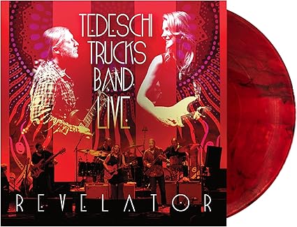 Tedeschi Trucks Band - Live Revelator - Fire Orange Black Swirl Vinyl