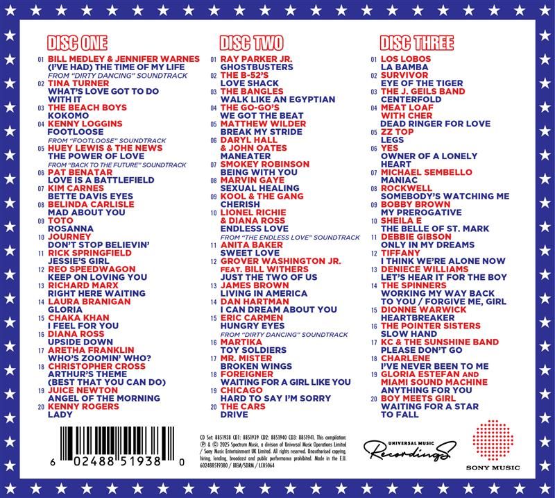 The Best 80s US Album In The World…EVER! 3CD