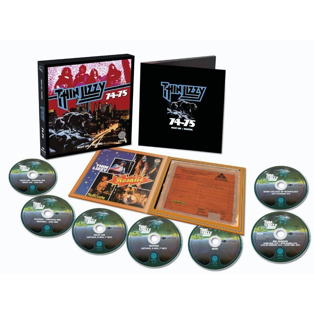 Thin Lizzy - 74-75 - Night Life / Fighting - Super Deluxe 7CD/ Blu-ray