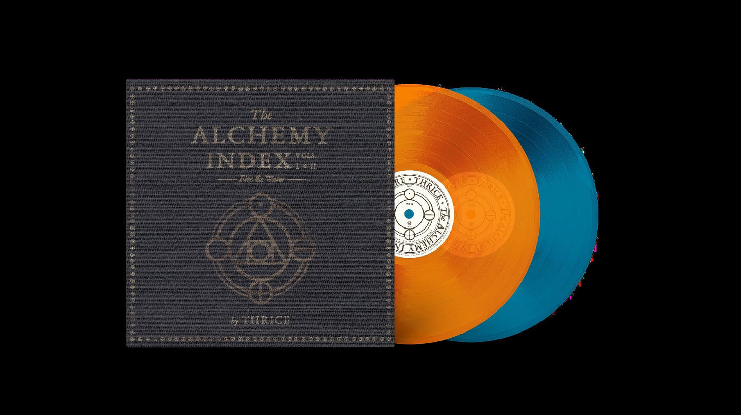 Thrice - The Alchemy Index Vols. I & II: Fire & Water 2LP Orange Crush / Sea Blue Vinyl