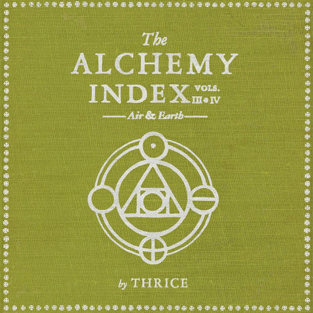 Thrice - The Alchemy Index Vols. III & IV: Air & Earth 2LP Miky Clear / Tan Vinyl