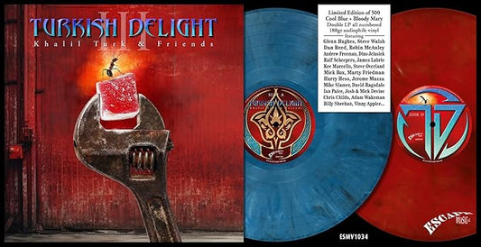 Khalil Turk & Friends - Turkish Delight III - 2 LP Cool Blue, Bloody Mary Vinyl