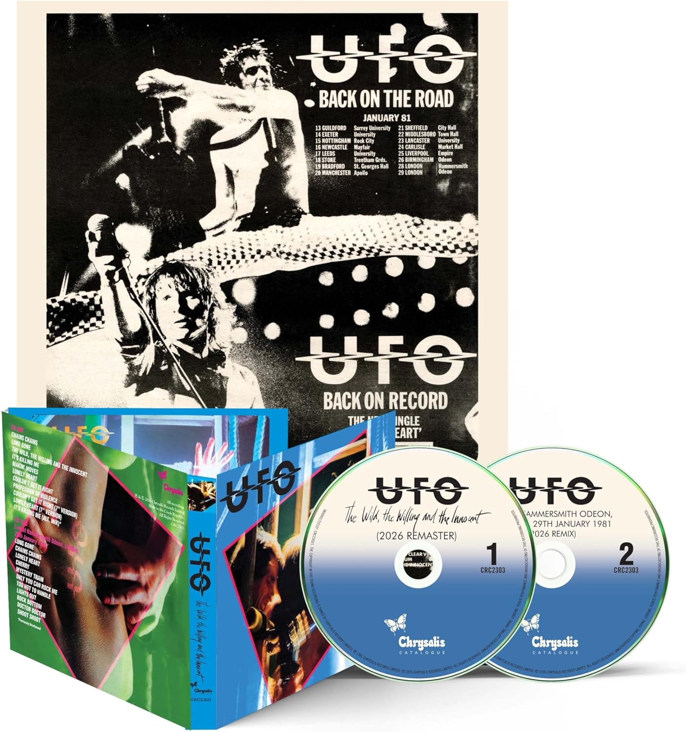 UFO - The Wild, The Willing & The Innocent - 2CD [2026 Remaster - Deluxe Edition]