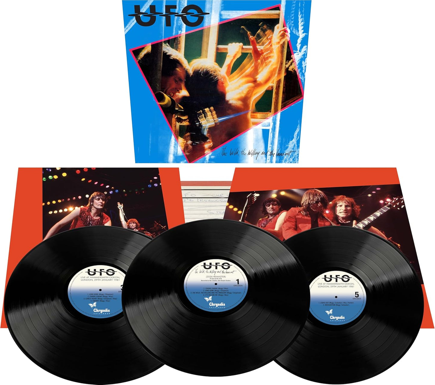 UFO - The Wild, The Willing & The Innocent - 3LP [2026 Remaster - Deluxe Edition] 180g Vinyl