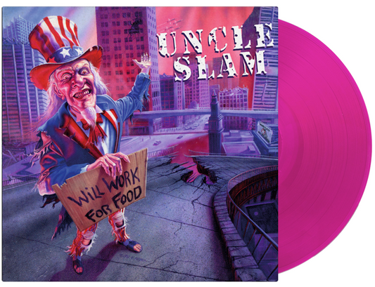 Uncle Slam - Will Work For Food - Limited, Numbered Translucent Purple Vinyl